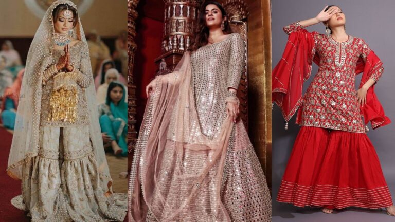 These heavy designed suits will look great on newly married brides, giving a gorgeous look