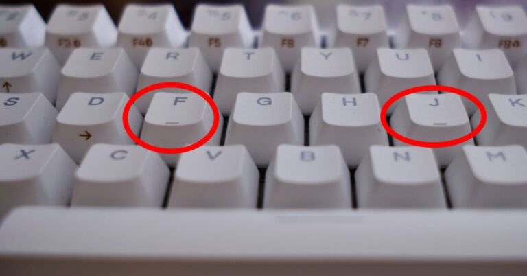 Why are these 2 lines on the computer keyboard? 90% of people will not know, do you know the correct answer?