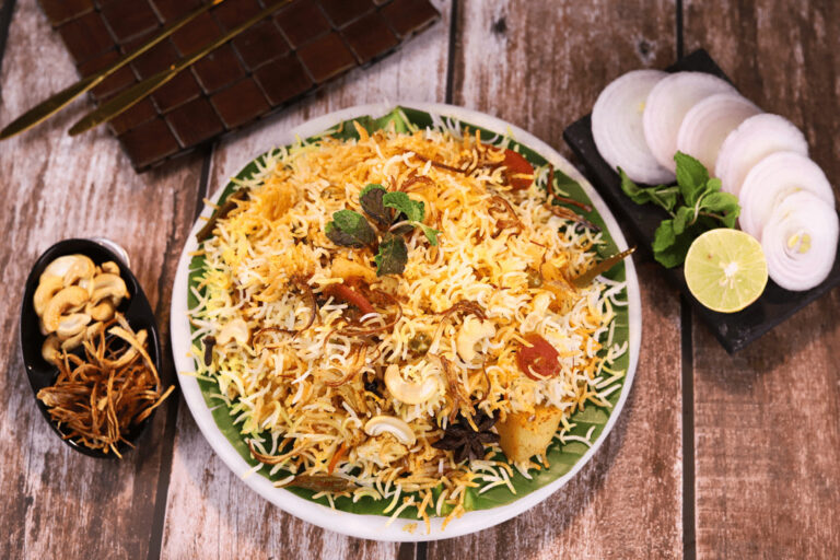 Start the day with Veg Biryani, even kids will love it, a great option for breakfast.