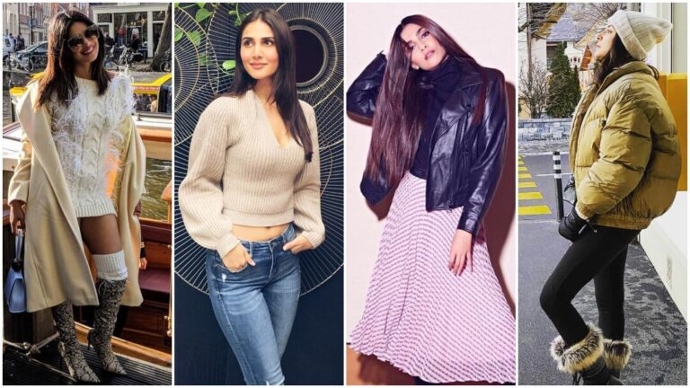 If you are going for a walk in winter, get ready by taking tips from the looks of these actresses