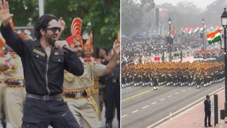 Ayushmann Khurrana was part of the Republic Day parade in Delhi