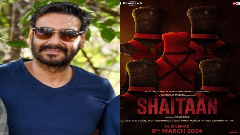 Ajay Devgan will be seen in a new avatar in Shaitaan, the first poster of the film has been revealed along with its release date.