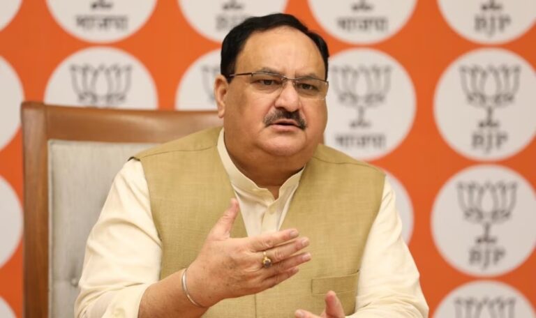 Four BJP candidates, including JP Nadda, have filed their candidature for the Rajya Sabha elections from Gujarat