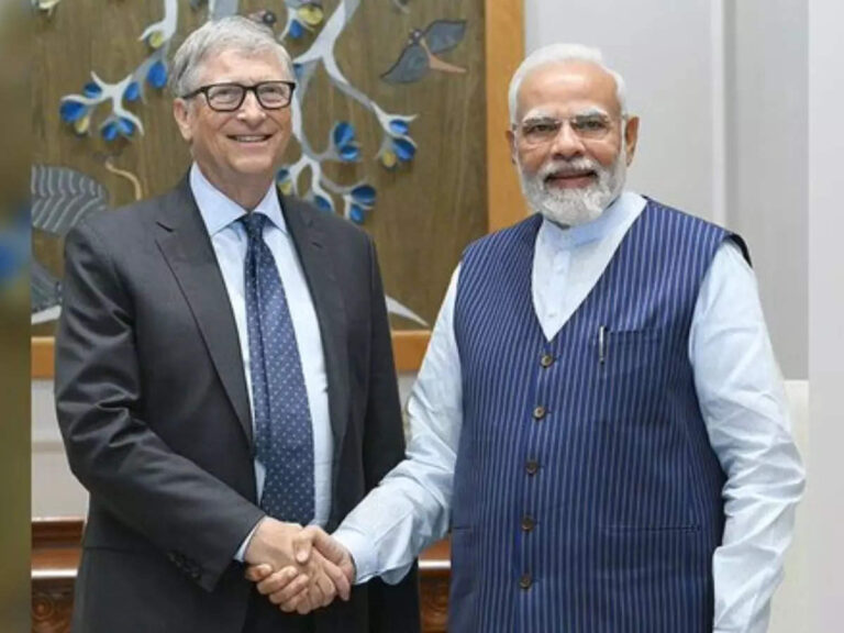 Bill Gates met with PM Modi 1