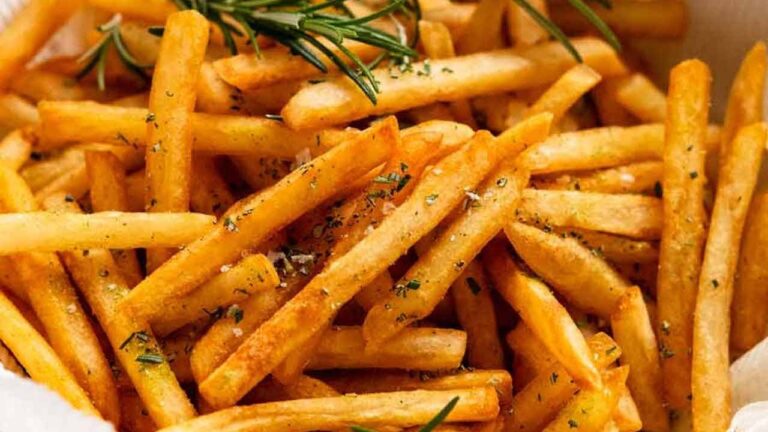 Make crispy French fries at home in minutes