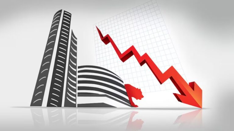 Stock markets fall after Holi holiday Sensex Nifty levels down 1