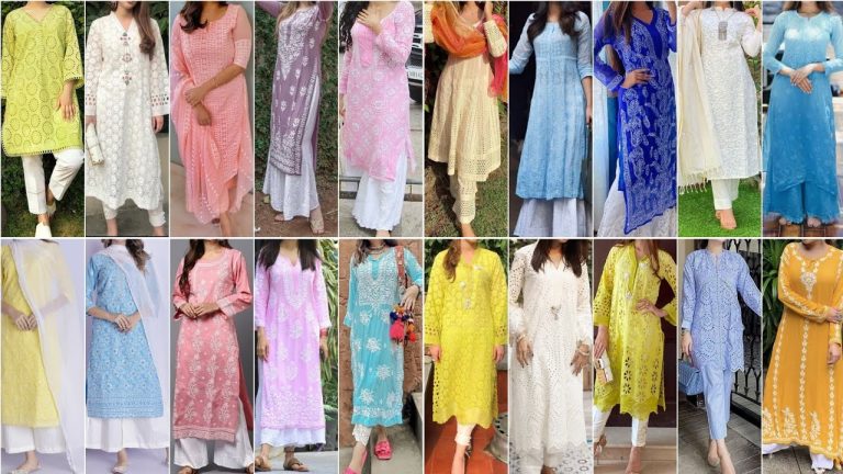 Chikankari suits are best for summer apart from suits