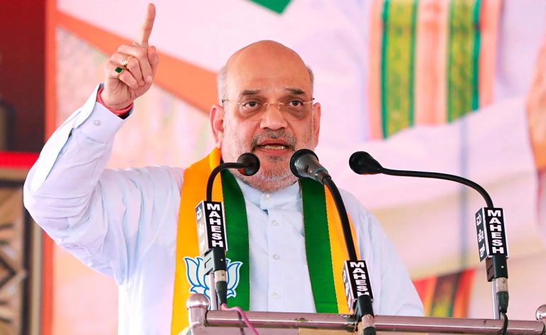 Home Minister Amit Shah will hold a road show in Gandhinagar today