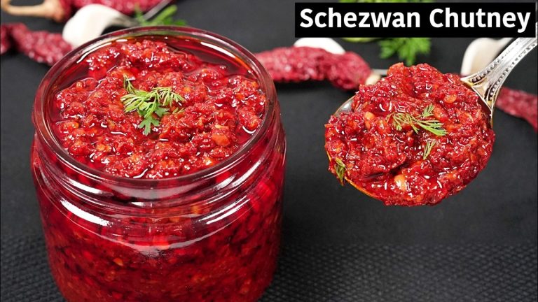 Schezwan Chutney Recipe Make delicious bazaar like schezwan chutney at home with this simple method