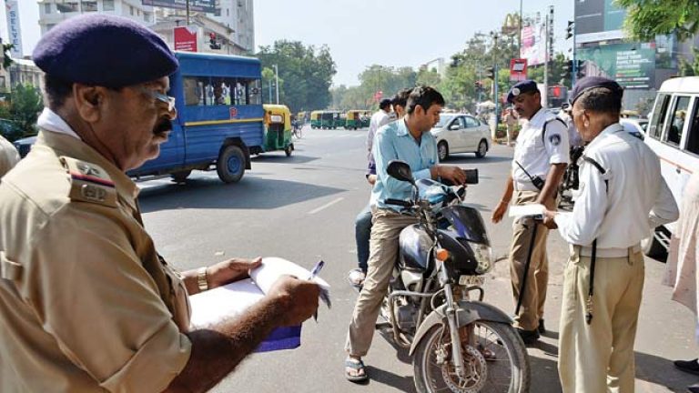 Such measures are taken against heavy vehicles violating the rules