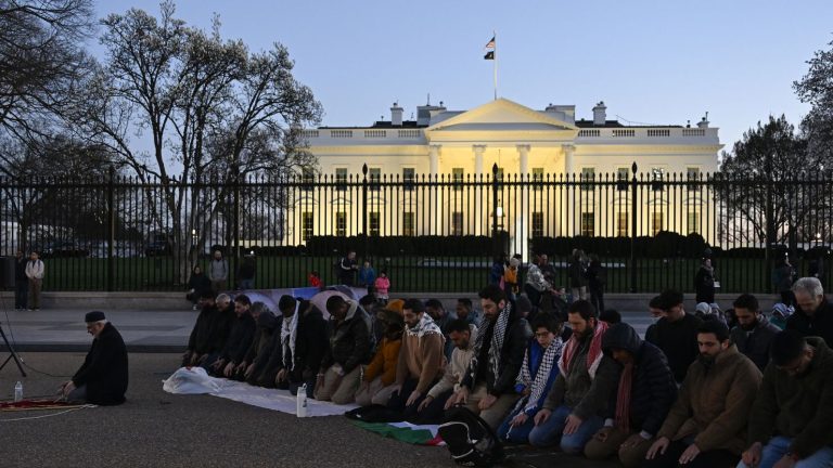 The Muslim community angered by Israels support for the attack declined an invitation to an Iftar party at the White House