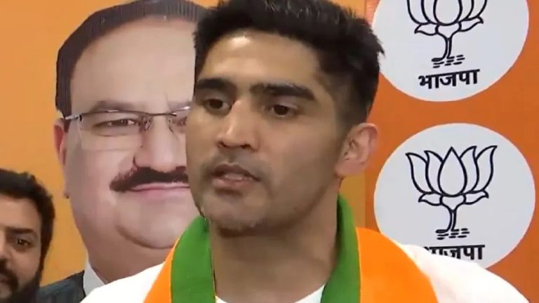 Vijender Singh joins BJP: Big blow to Congress, Boxer Vijender Singh joins BJP