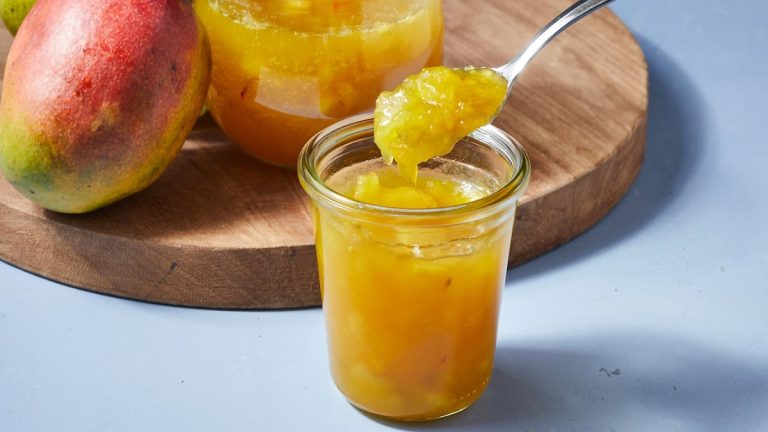 Learn how to make raw mango marmalade in a simple way kids will love it in summer