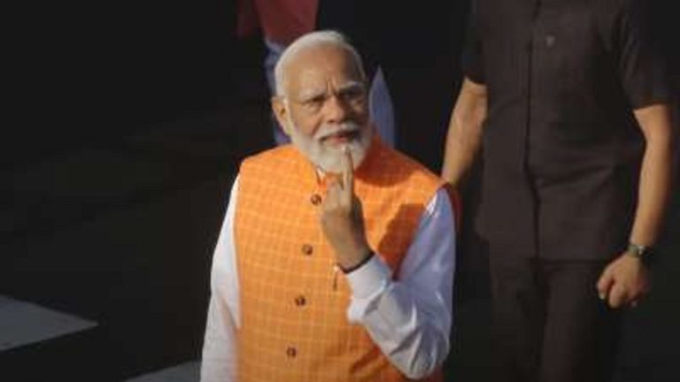 Prime Minister Narendra Modi cast his vote in this school of Ahmedabad