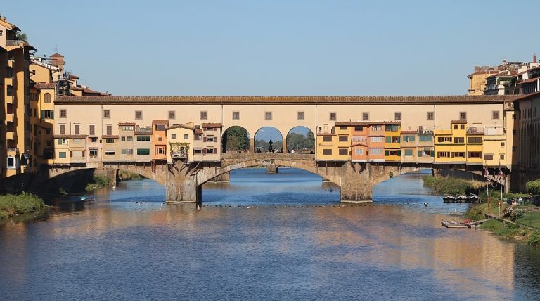 This bridge is more than 7 centuries old there are shops and houses on it too. 01