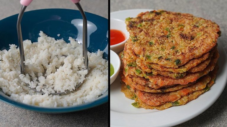 Dont throw away leftover rice make this tasty dish for breakfast